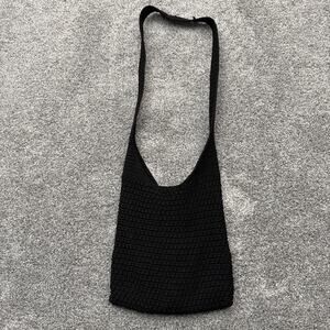 Retro 70s Crocheted Shoulder Bag Purse Boho Festival Indie Crossbody Artisan